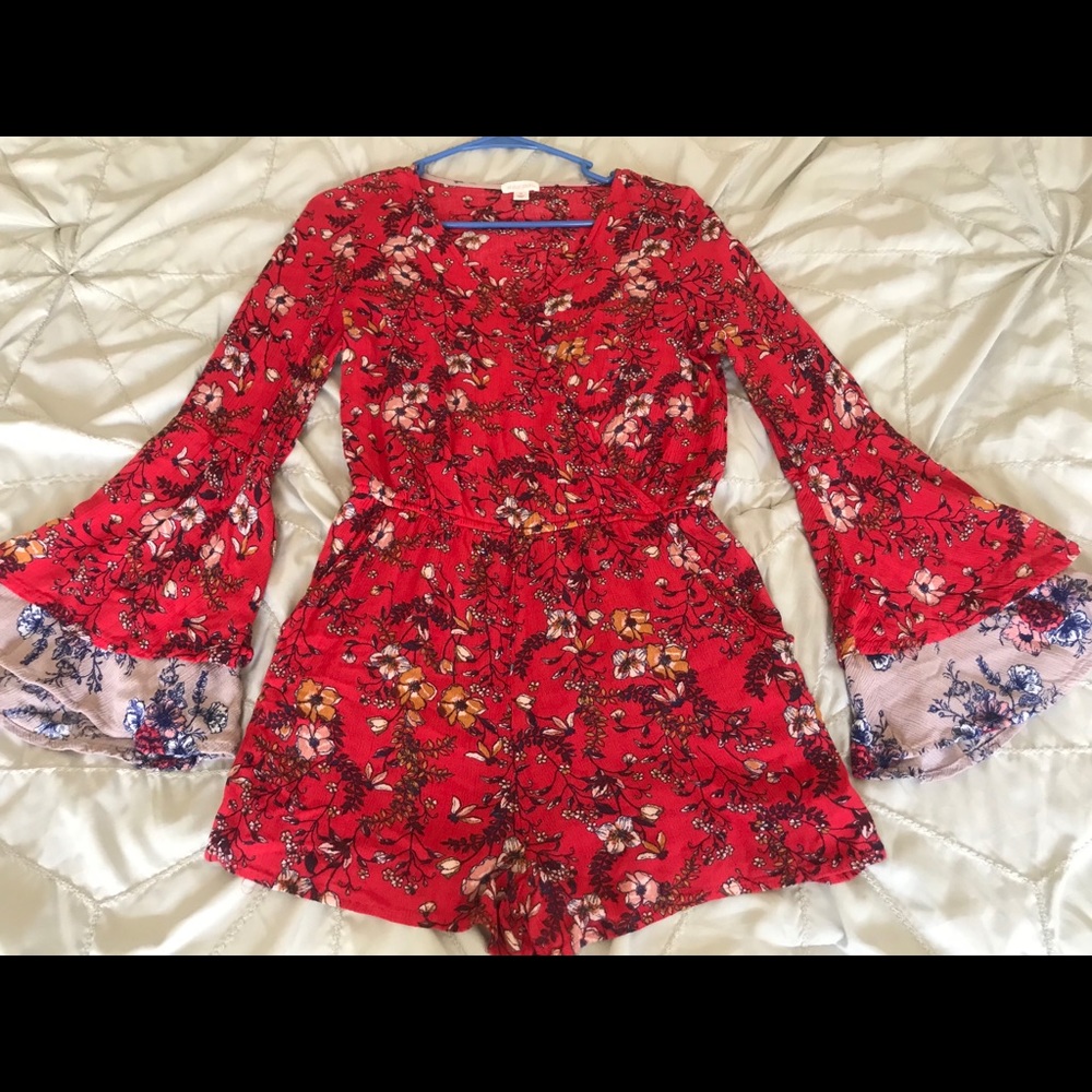 Red romper